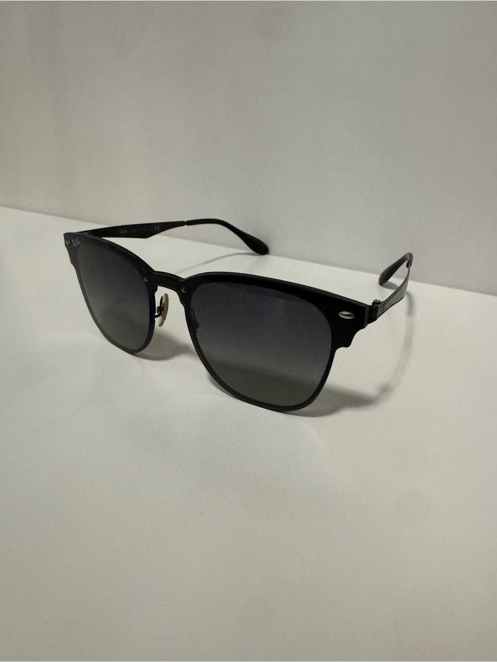 Ray-Ban Black Blaze Clubmaster Sunglasses